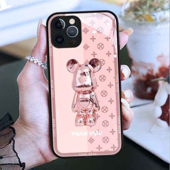 Ốp lưng gấu bearbrick, ốp LV 7/7plus/8/8plus/x/xr/xsMax/11/12/13/pro/max/plus/promax kính cường lực BenZ Store