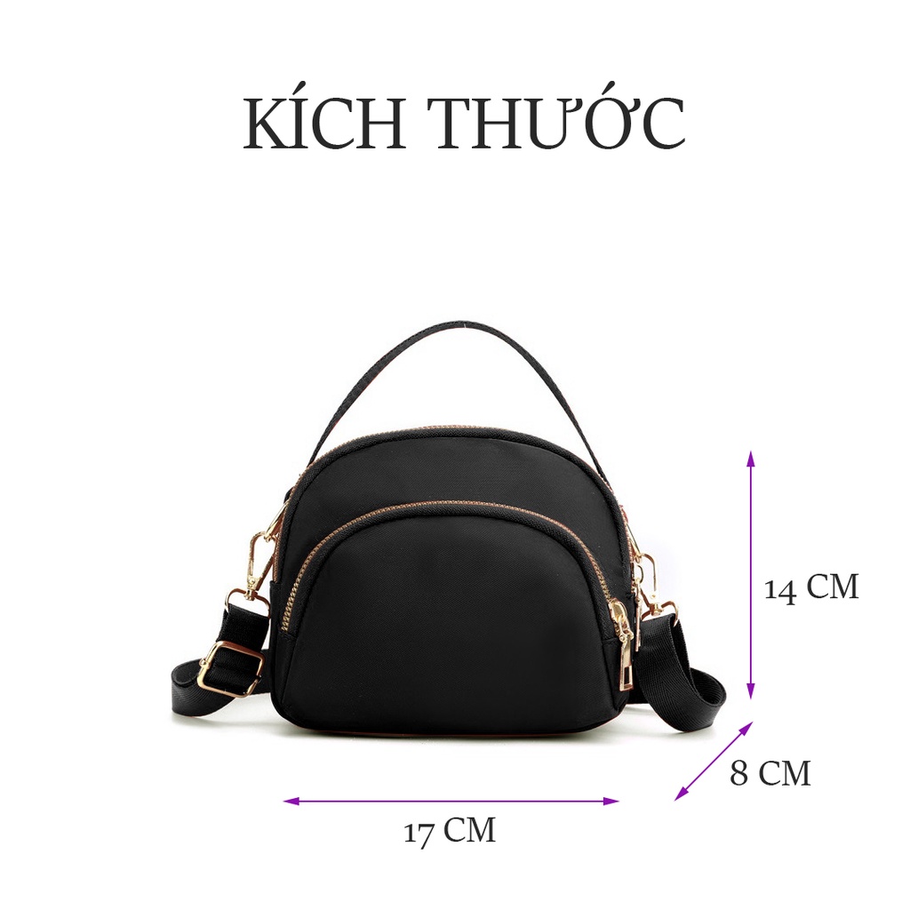 Túi Vái Đa Năng Thời Trang T41 Màu Đen