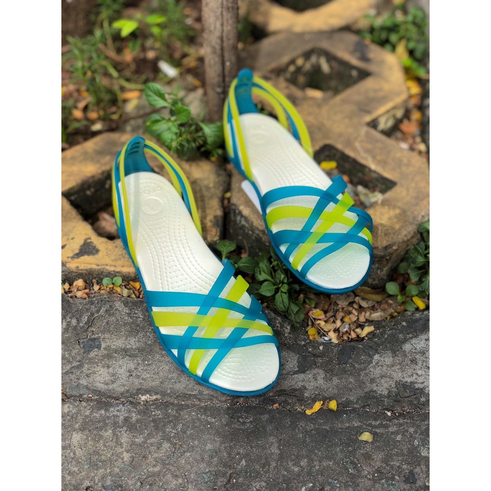 Giày Cross Sandal Nữ Hurache Flat Quai Chéo, Size 35 36 37 38 - Sấu Vui Vẻ