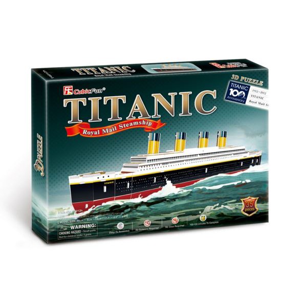 Mô hình giấy 3D CubicFun - Tàu Titanic T4012h CubicFunPaper