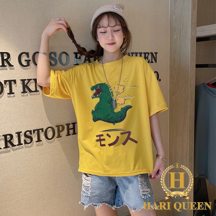 Áo phông khủng long chạy khói HARI0421