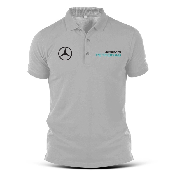 Áo polo Petronas F1 AMG Racing Baju Baju Unisex Pakaian Murah Sale