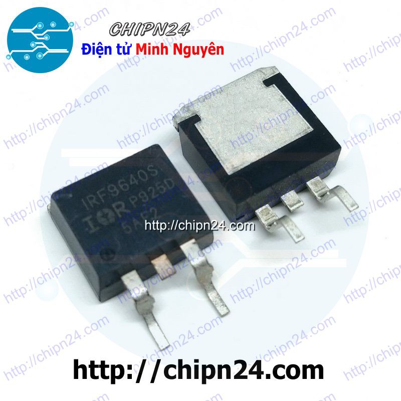 [1 CON] (SOP) Mosfet Dán IRF9640 TO-263 11A 200V Kênh P (IRF9640S 9640)