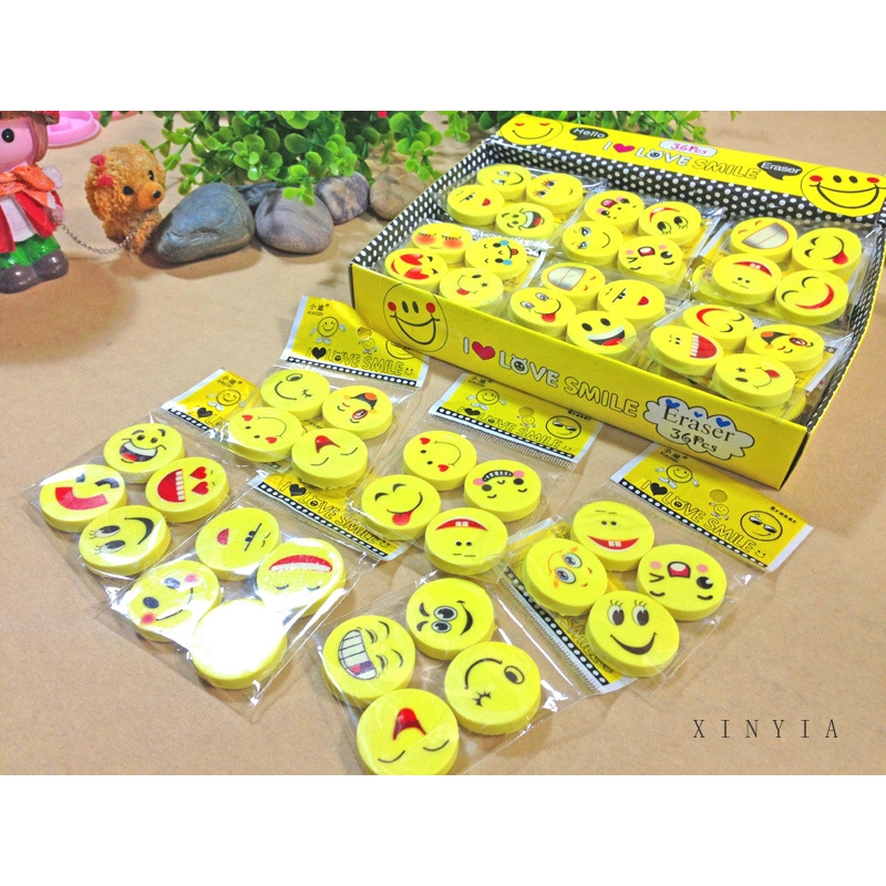 Cục Tẩy Hình Mặt Cười Xinh Xắn Dễ thương