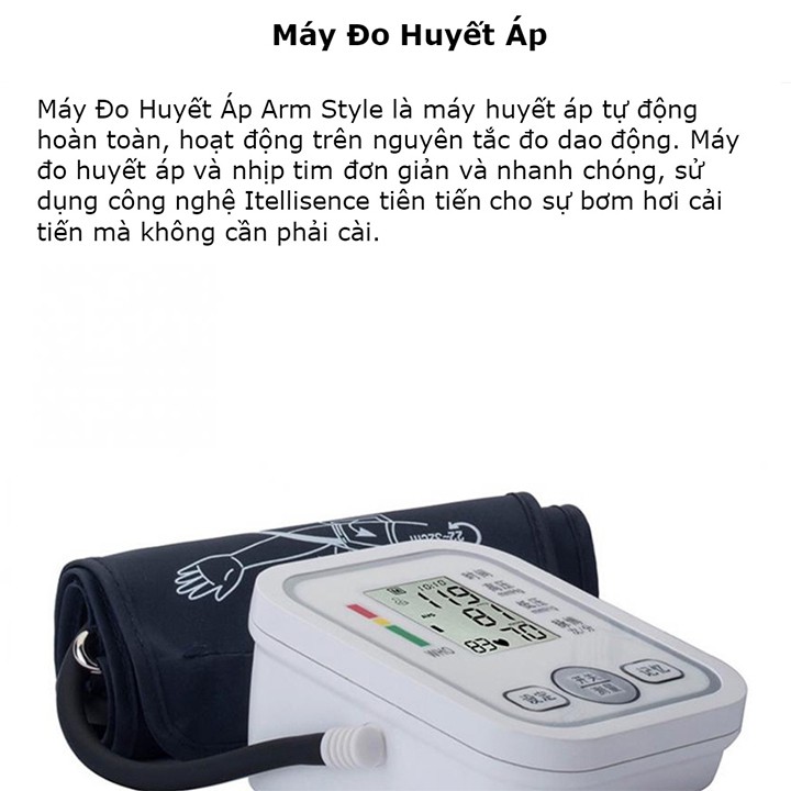 [Hàng Chính Hãng]Máy đo huyết áp bắp tay ZK-B02 Bảo Hành 12 Tháng