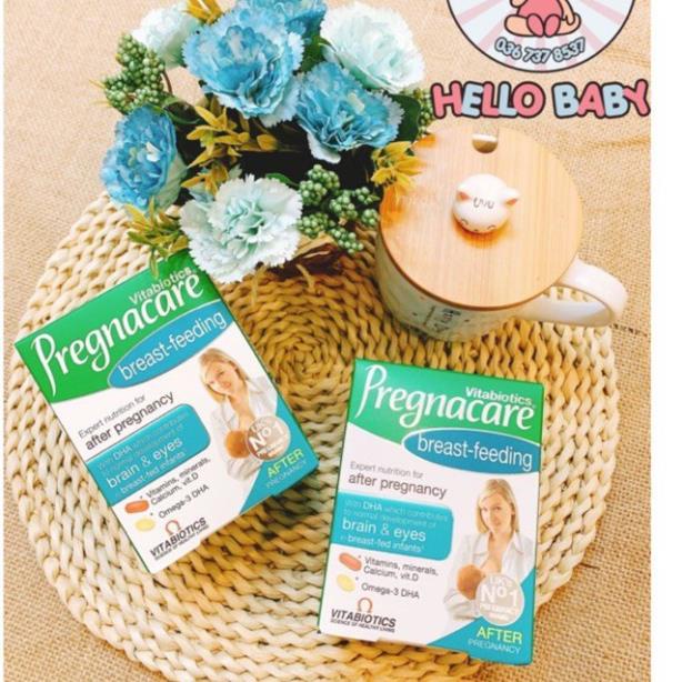 Vitamin bú Anh Pregnacare Breast Feeding cho mẹ sau sinh 84 viên - UK