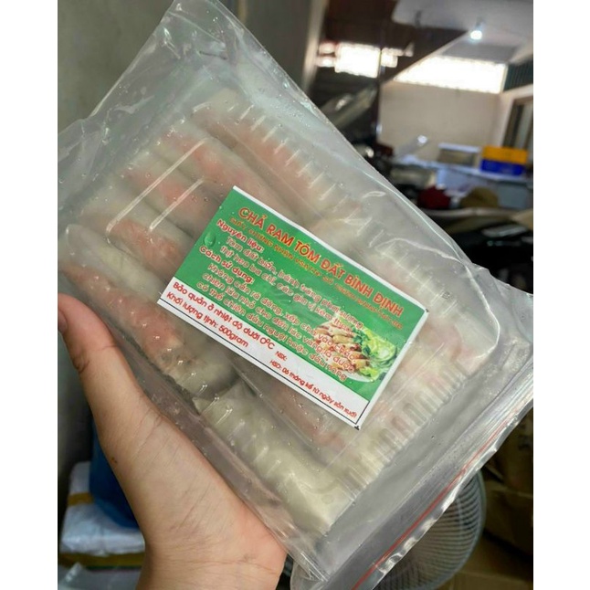 95k 500gr Chả Ram Tôm Đất Bình Định size bự(Chỉ giao TP HCM)