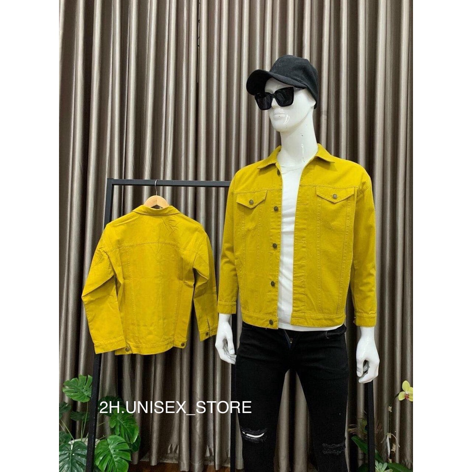 ÁO KHOÁC KAKI JEAN NAM NỮ UNISEX ĐỦ MÀU