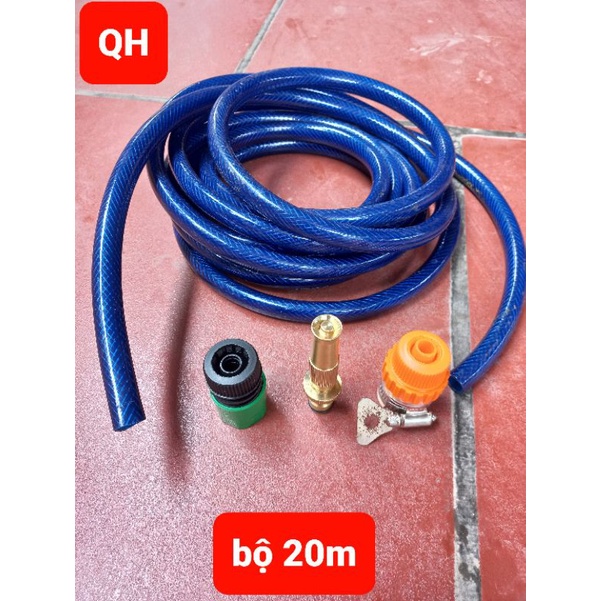 Vòi tăng áp,vòi xịt rửa xe,vòi tưới cây tăng áp lực nước nhiều chế độ 5m đến 30mlắp cho vòi nước nhà(đầu vòi đồng)