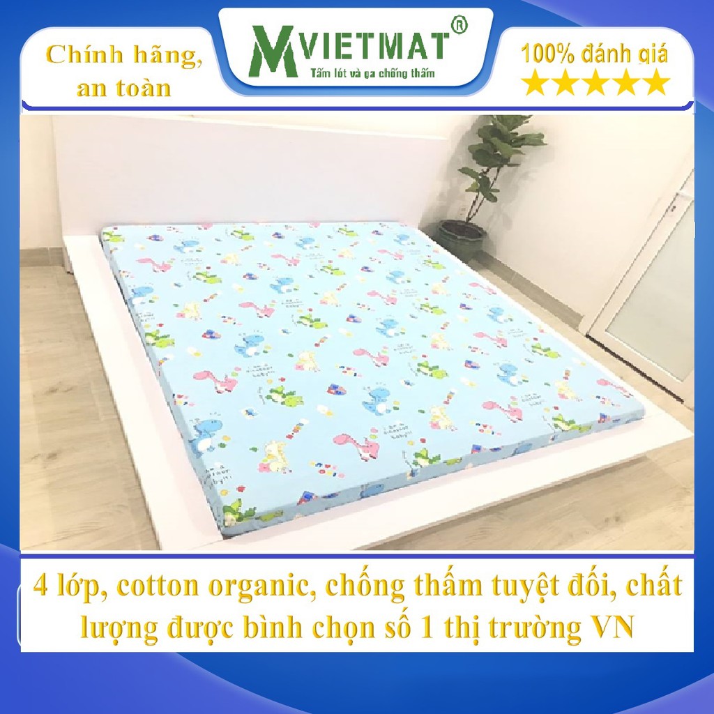 Ga chống thấm cotton TILO các size cho cũi và giường