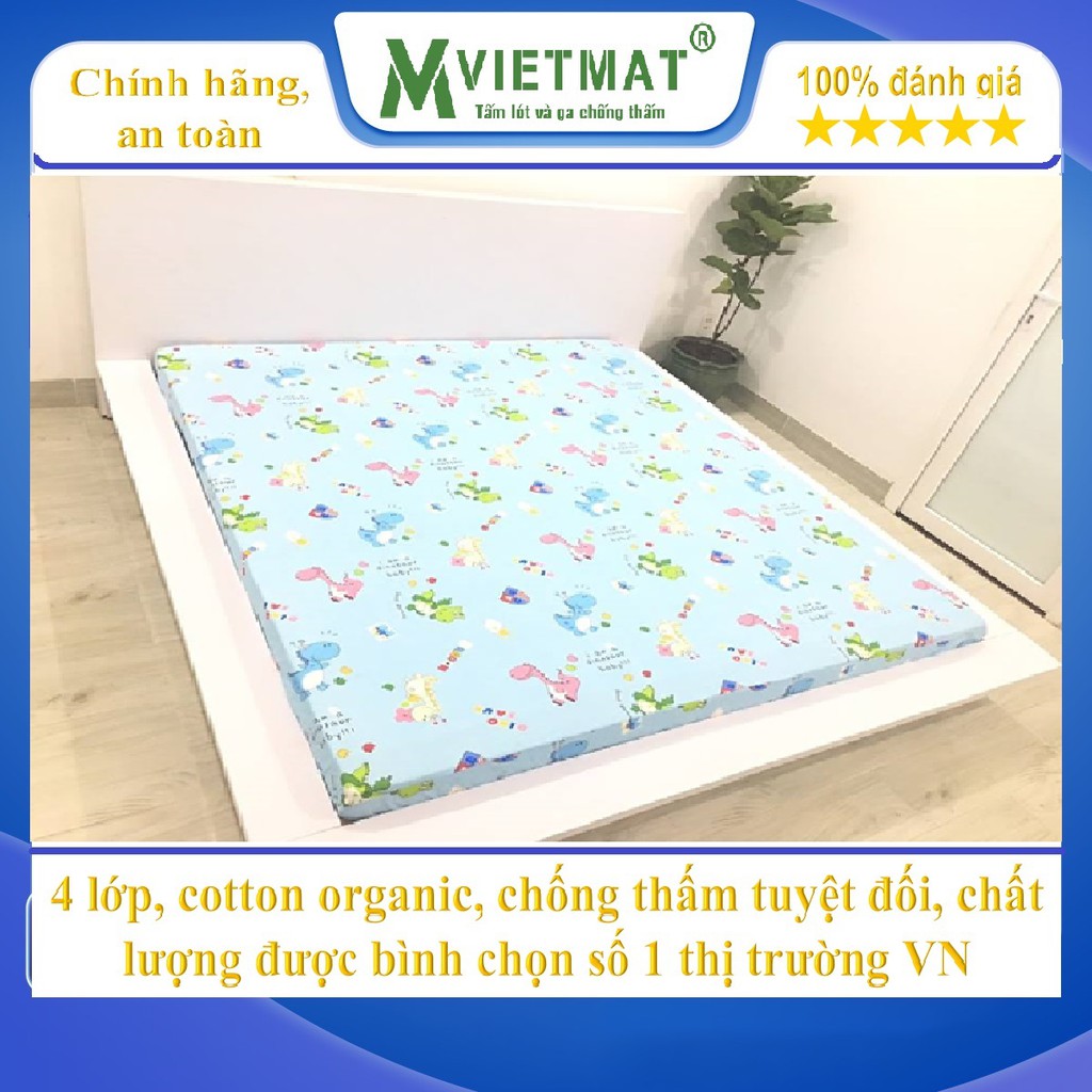 Ga chống thấm cotton TILO các size cho cũi và giường