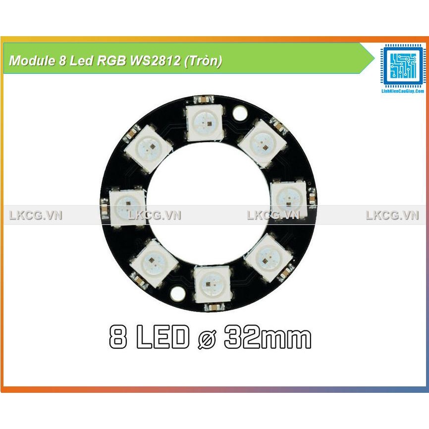 Module 8 Led RGB WS2812 (Tròn)