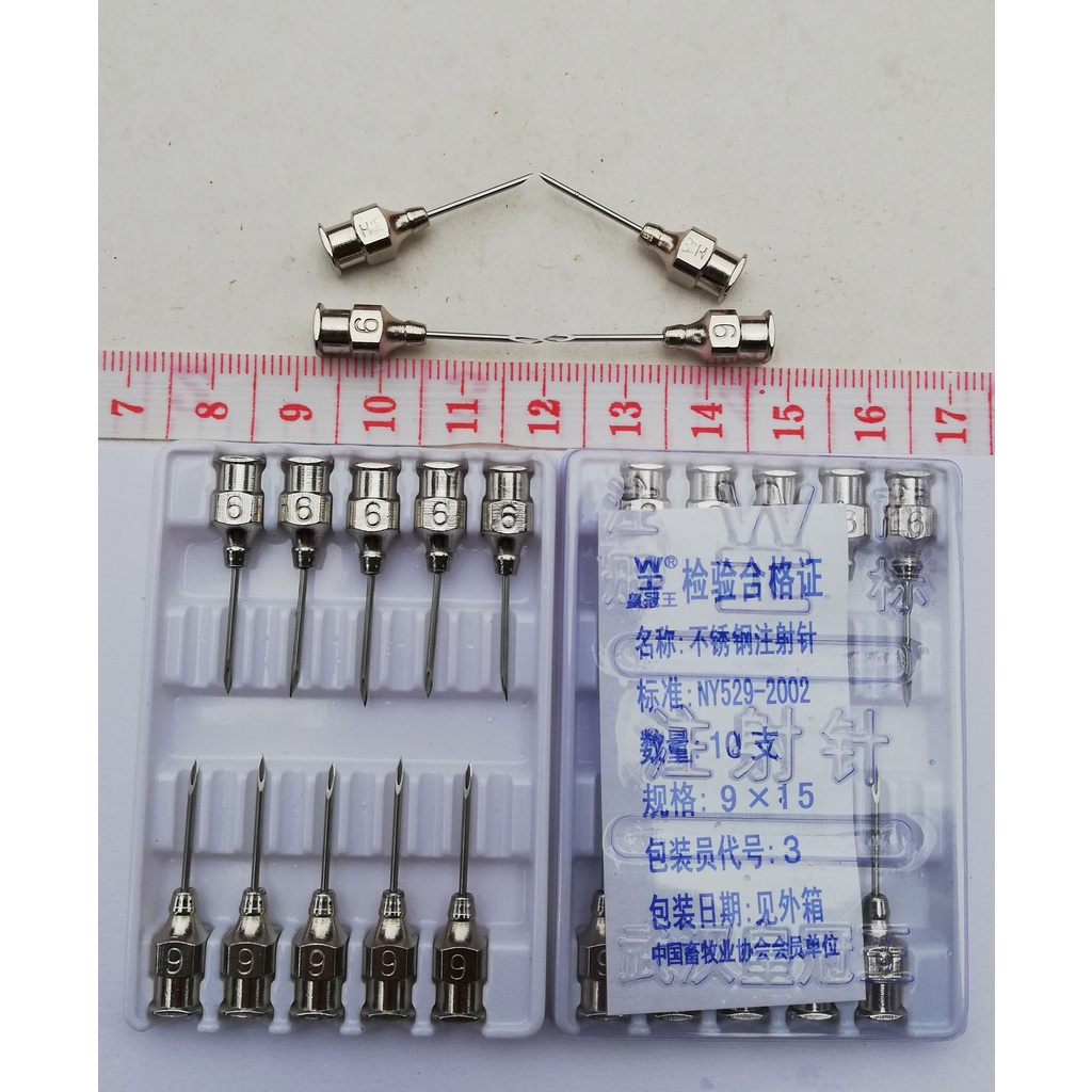 Kim tiêm inox dùng trong thú y, Dùng để tiêm gia súc, gia cầm, chó, mèo...