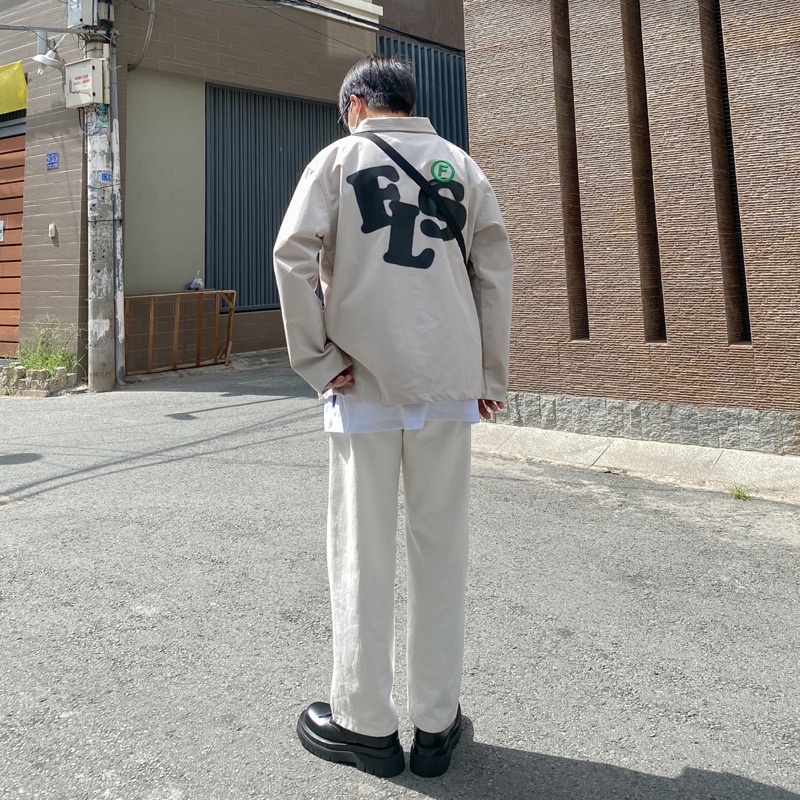 Áo khoác kaki FEARLESS FLS logo