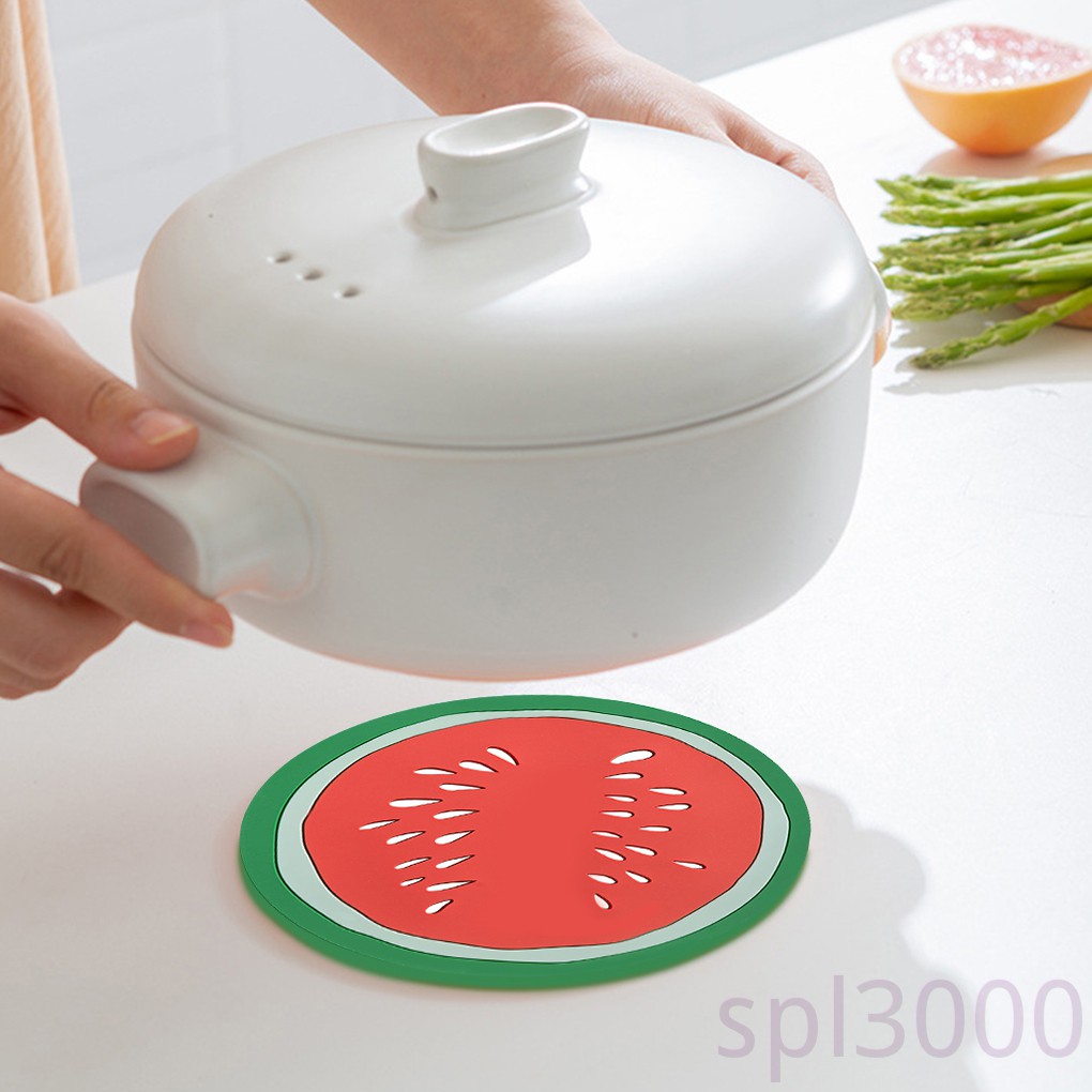 Miếng Lót Ly Chống Trượt Bằng Silicon Thiết Kế Hoạt Hình Dễ Thương Tiện Dụng