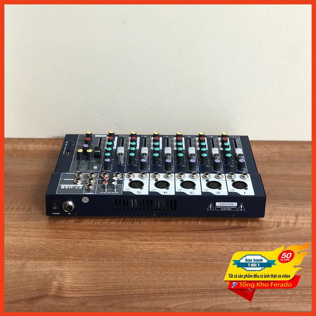 [ Siêu rẻ ] Mixer F7-USB có bluetooth