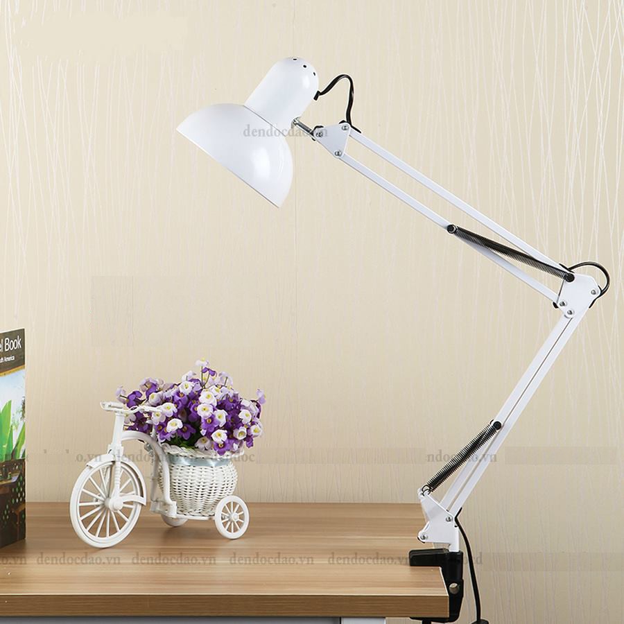 Đèn kẹp bàn MONSKY Pixar 95cm sơn tĩnh điện - tặng kèm bóng LED