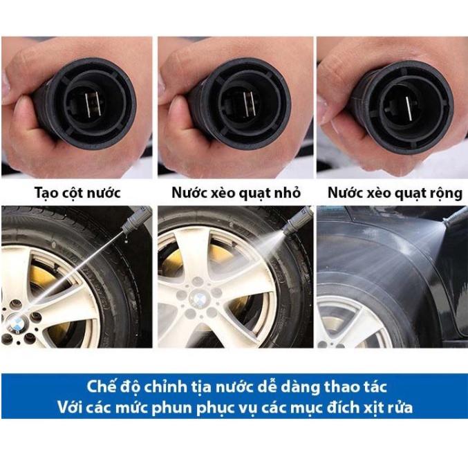 Súng xịt rửa xe áp lực dùng cho máy bơm áp lực cao