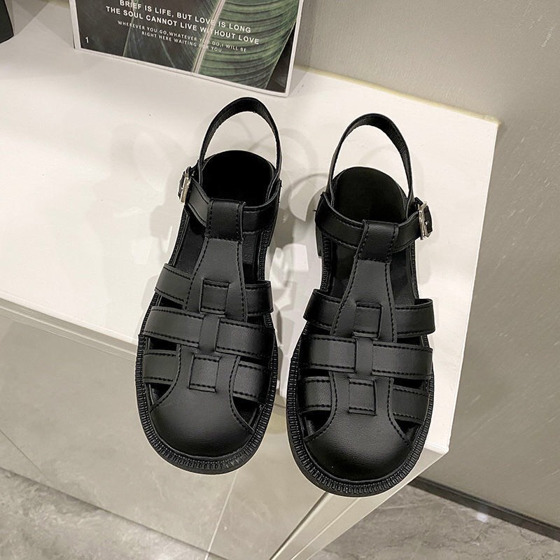 Giày Sandal Rọ nữ đan 3 NAN ngang phong cách Nhật hottrend mã K6