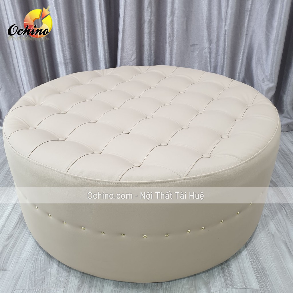 Đôn Tròn Sofa, Ghế Tròn Cho Shop đường kính 1m cao 45 ( Có Sẵn)