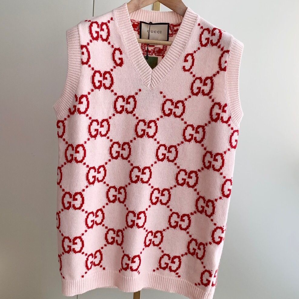 Hàng Có Sẵn!Gucci!Áo Khoác Cardigan Dệt Kim Giữ Ấm Thiết Kế Mới Năng Động Thời Trang