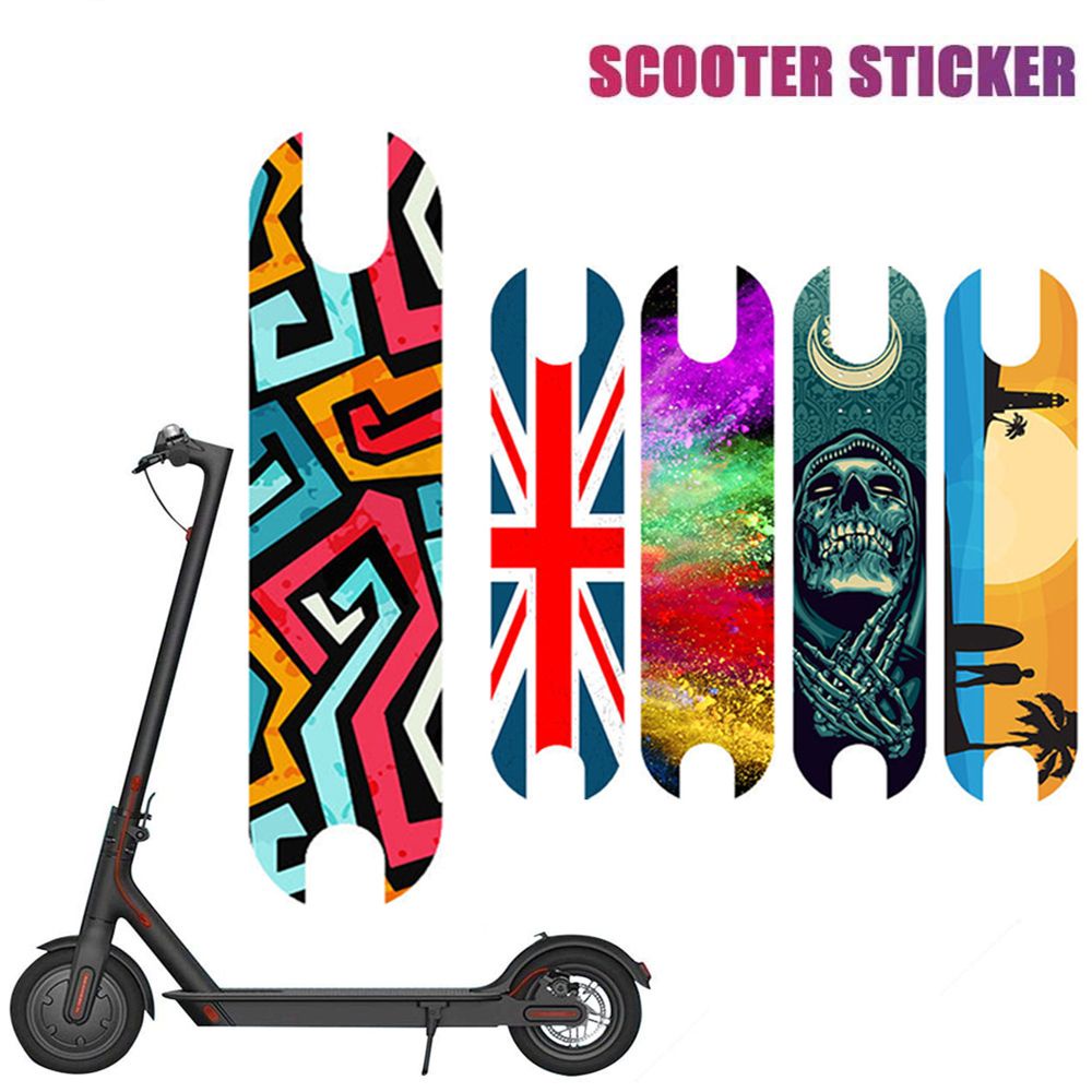 Miếng Dán Trang Trí Bàn Đạp Xe Scooter Điện Xiaomi Mijia M365 Chống Trượt Chống Thấm Nước Chất Liệu PVC DIY