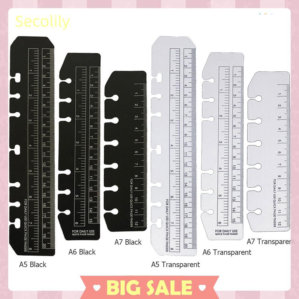 Thước Kẻ 6 Lỗ A5 A6 A7