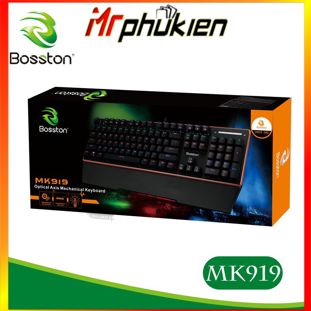 BÀN PHÍM CƠ GAMING BOSSTON MK-919 - MrPhukien