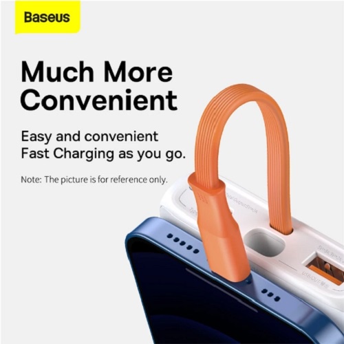 🔥Pin sạc dự phòng kèm cáp Baseus Quick Charge 10000/20000mAh 20W màu trắng tinh khôi,sang trọng bảo hành 12 tháng