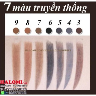 Chì xé kẻ mày Haozhuang cứng phẩy sợi Eyebrow Pencil sắc nét chuyên dùng cho Makeup trang điểm LL18