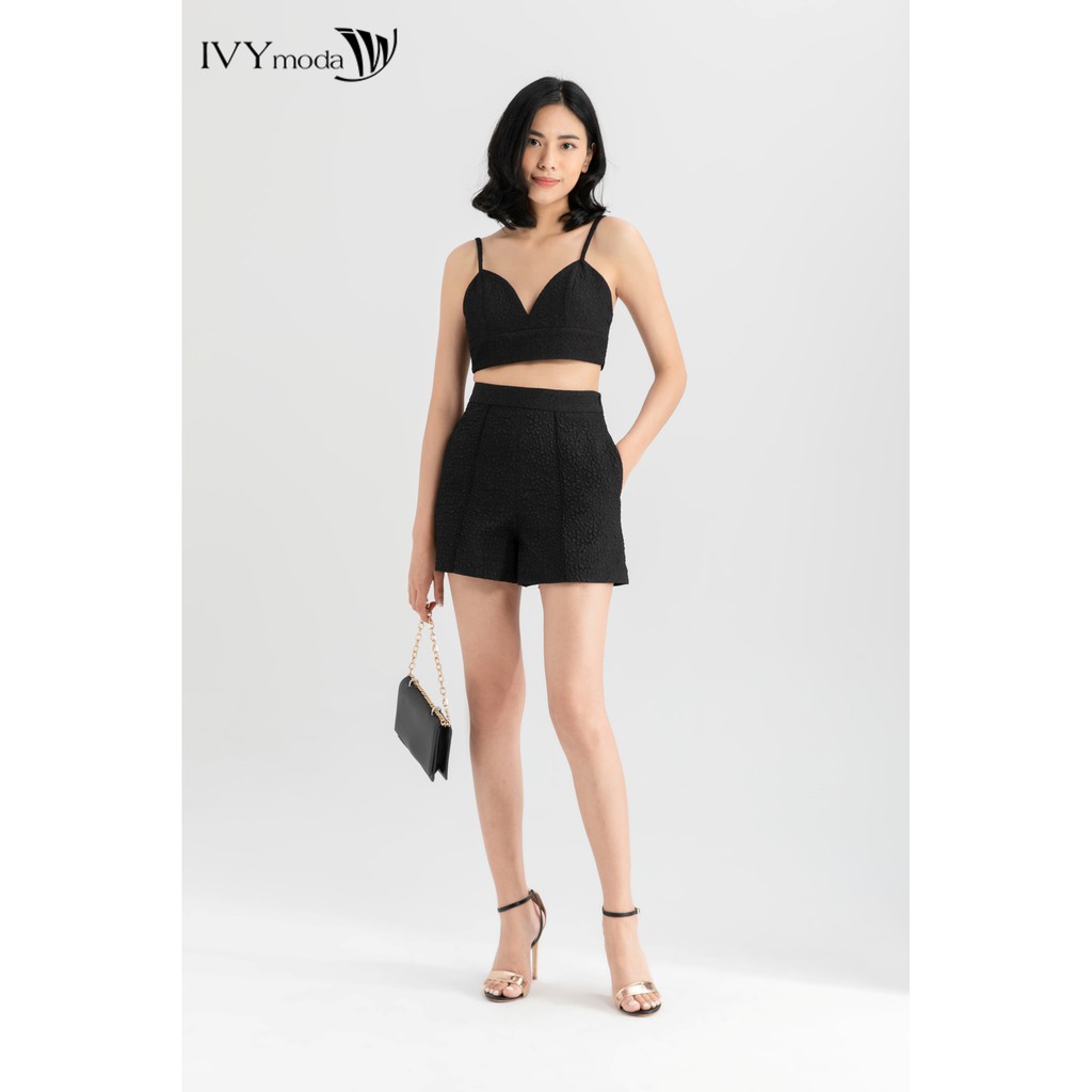 [NHẬP WABRTL5 GIẢM 10% TỐI ĐA 50K ĐH 250K ]Áo 2 dây croptop nữ dáng ôm IVY moda MS 12B8679