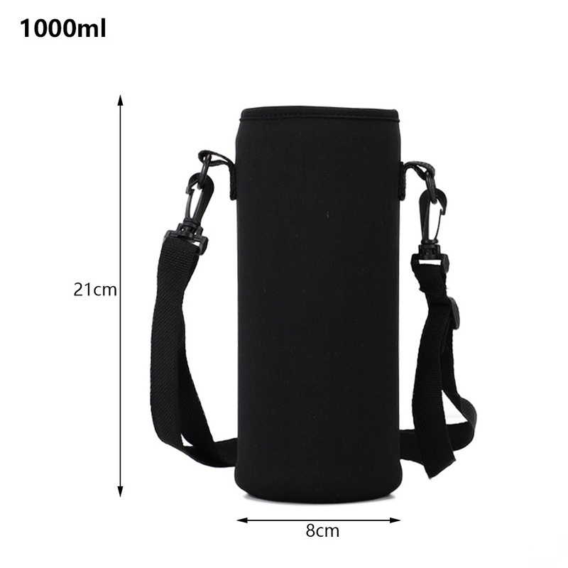 Vỏ Bọc Bình Nước Cách Nhiệt Bằng Vải Neoprene 500 / 1000ML