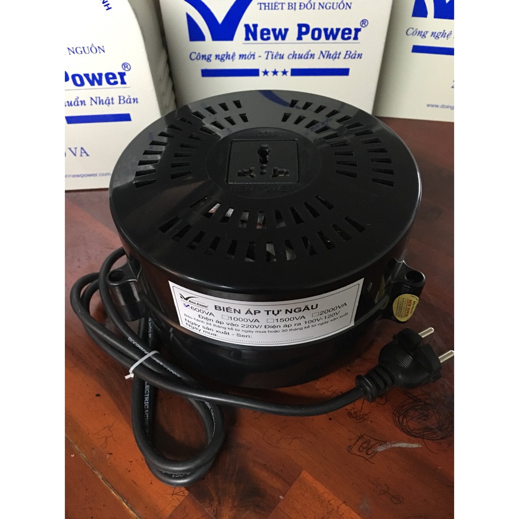Bộ đổi nguồn 220v sang 110v 600VA New Power