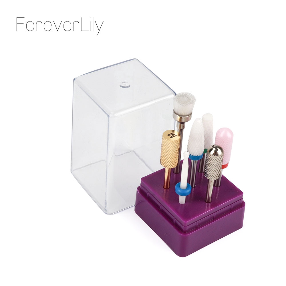 Bộ 7 món dụng cụ mài móng tay FOREVERLILY phong cách nghệ thuật