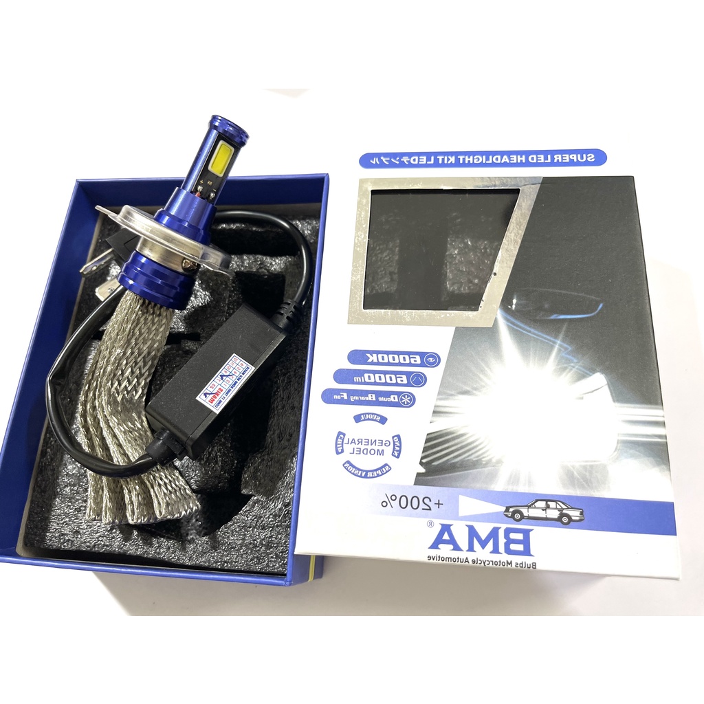 LED pha BMA Z2 - 2 tim và BMA Z3 - 3 tim | chân H4 và M5 gắn cho mọi loại xe