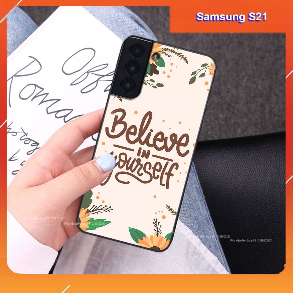 Ốp lưng Samsung S21 hình hình hoa, thiên nga, đẹp thời trang - CAO CẤP - SANG TRỌNG