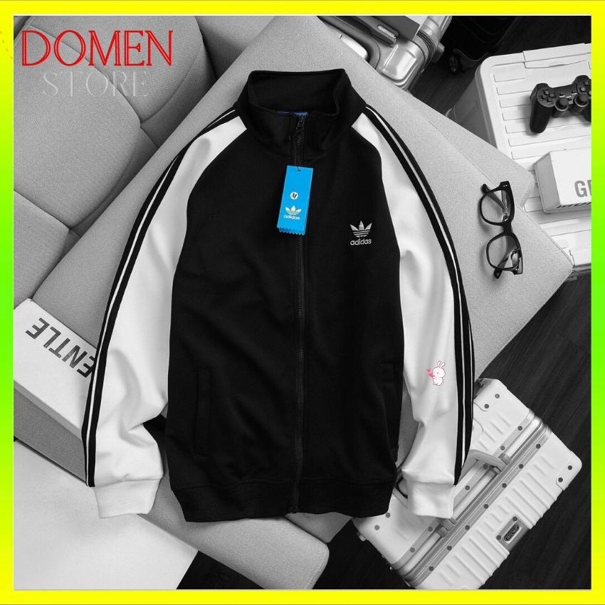Áo khoác dù nam nữ tay sọc cổ đứng chất gió cao cấp form rộng _ DOMEN AK52