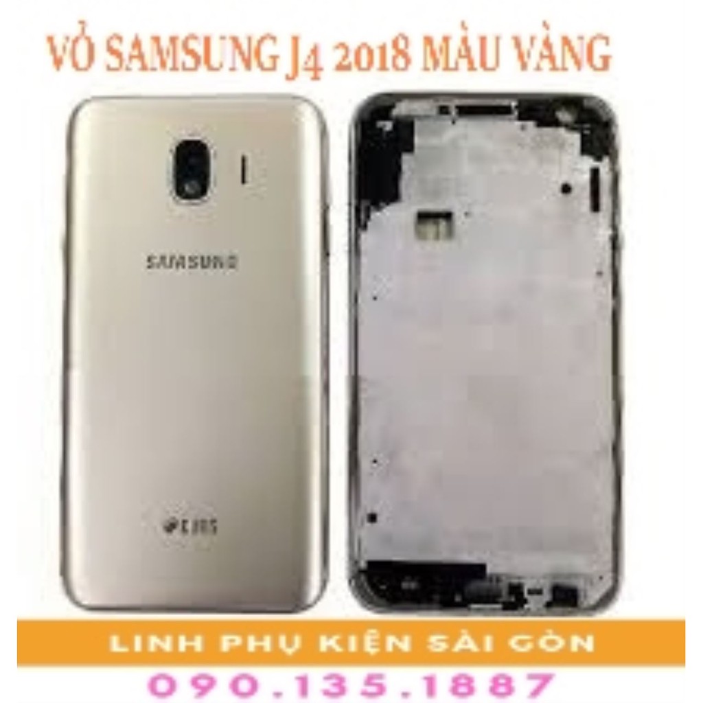 VỎ SAMSUNG J4 2018 MÀU VÀNG