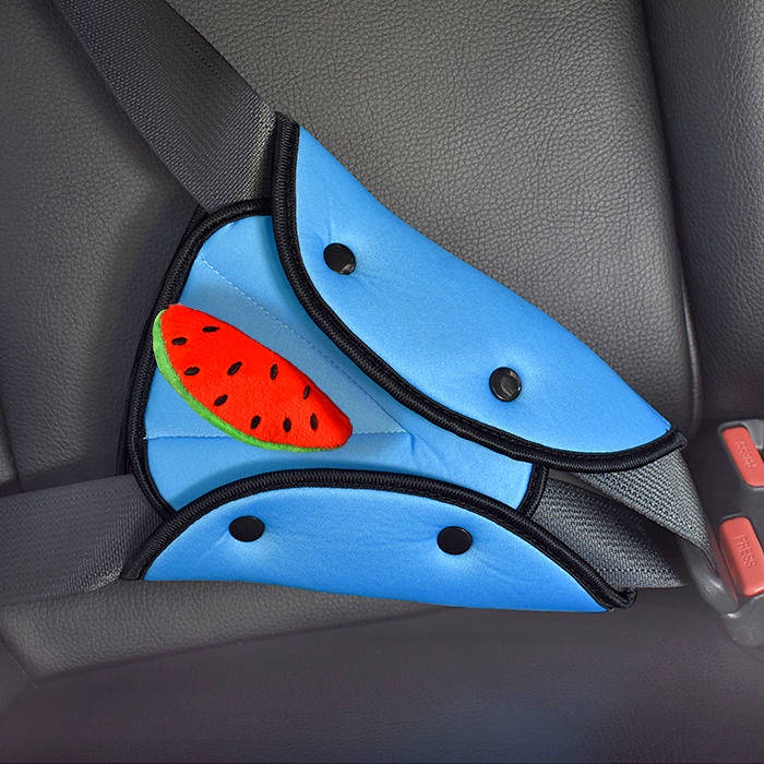 Car Cartoon Children's Seat Belt Holder Avoid Cutting into the Neck Shoulder Pad Strap for Baby Shoulder Sleeve Waistband Tightener TRFf