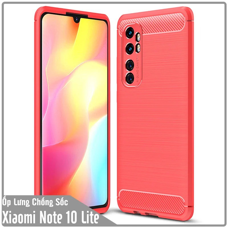 Ốp lưng cho Xiaomi Mi Note 10 Lite Chống sốc - Rugged Armor