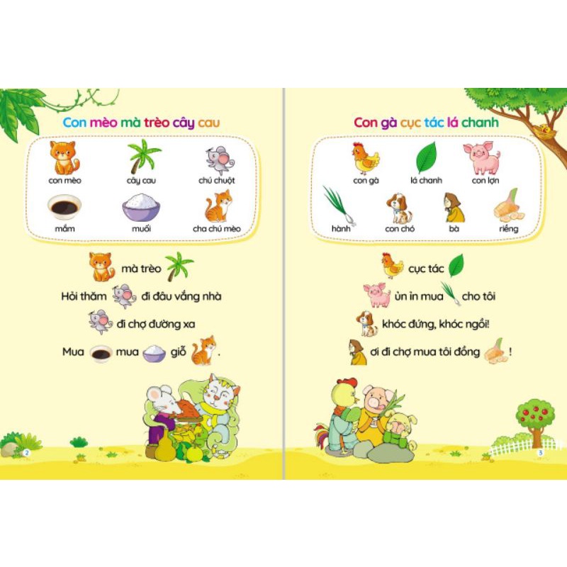 Sách - Đồng dao thơ truyện câu đố tiềm thức cho bé tập nói tập đọc