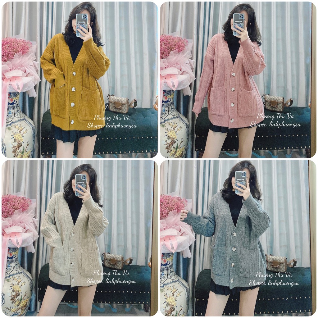 Áo Cadigan len 4 màu hàng QC cao cấp SIÊU RẺ (Ảnh thật tự chụp) | BigBuy360 - bigbuy360.vn