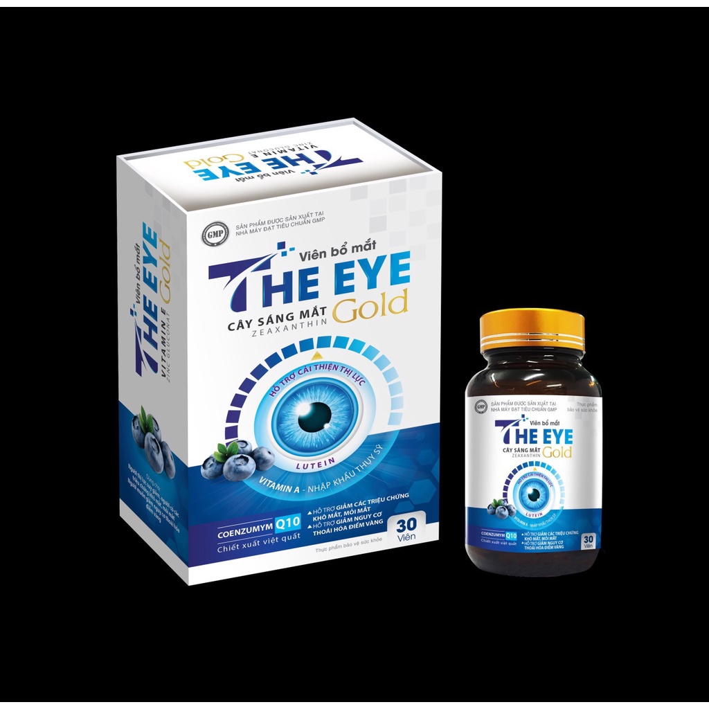 Viên uống bổ mắt THE EYE GOLD TW Hanopharco, giảm nhức mỏi mắt, tăng cường thị lực