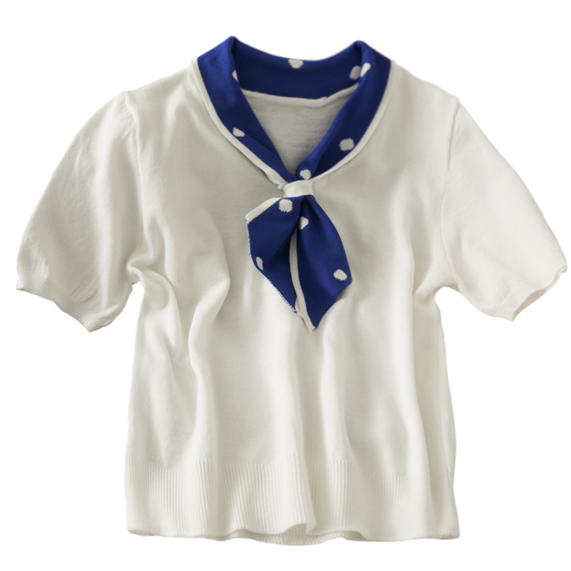 Áo Nữ Tay Bồng Cổ Thắt Nơ Họa Tiết Chấm Bi Thời Trang 2021 | BigBuy360 - bigbuy360.vn