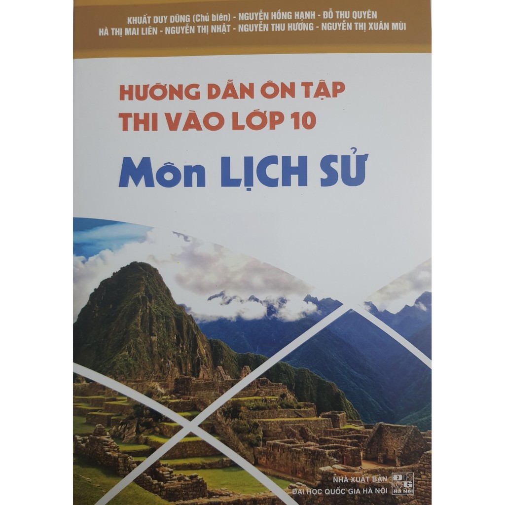 Sách - Hướng dẫn ôn tập thi vào lớp 10 môn Lịch sử