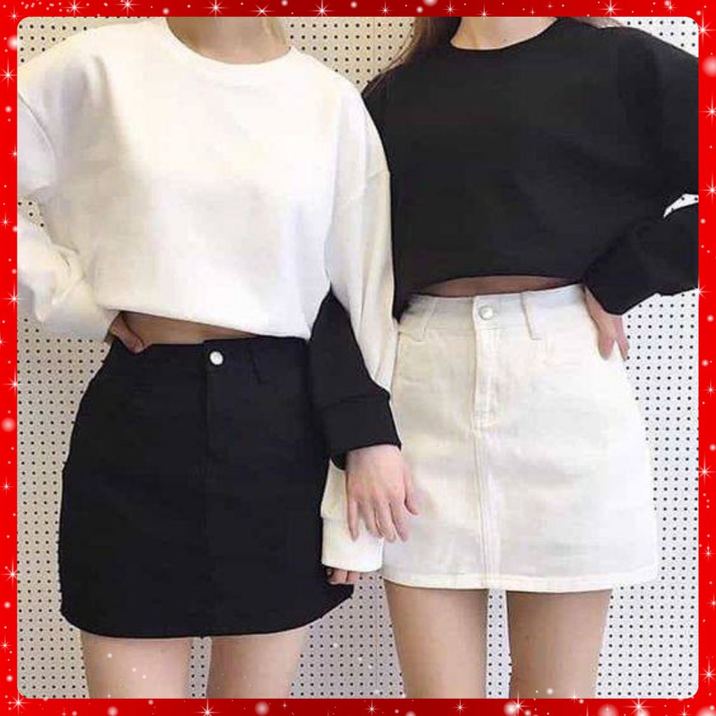 [Trợ giá] Áo Croptop dài tay - Hàng có sẵn