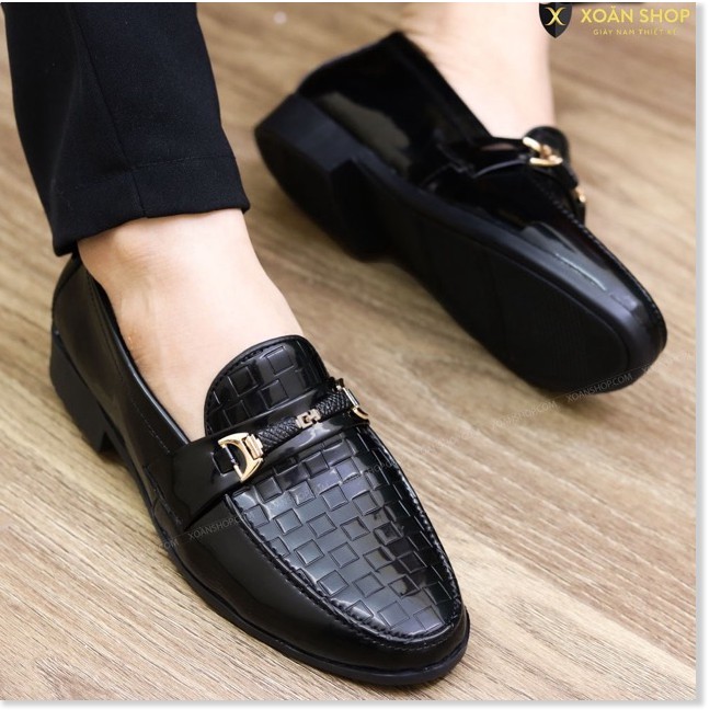 ♛  Giày lười nam Vân quai vàng kiểu mới Rẻ đẹp | BigBuy360 - bigbuy360.vn