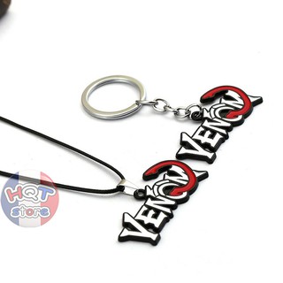 Móc khóa logo Venom kim loại