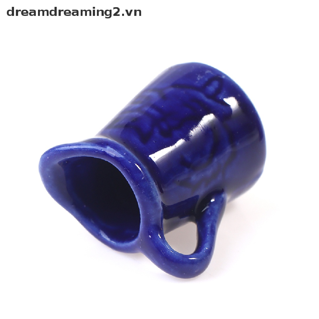 Bình đựng dầu gia vị bằng gốm sứ tỉ lệ 1:12 cho búp bê