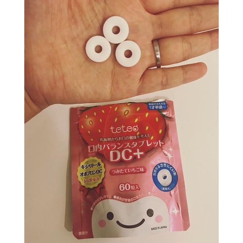 Kẹo ngậm bảo vệ răng, làm sạch răng, chống sâu răng cho bé COMBI TETEO 60 viên Nhật Bản